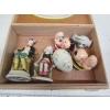 Image 2 : WOODEN CIGAR BOX W/ASST. FIGURINES, MADE IN OCCUPIED JAPAN