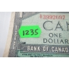 Image 3 : 1954 CDN $1 BILL & A 1954 CDN $2 BILL