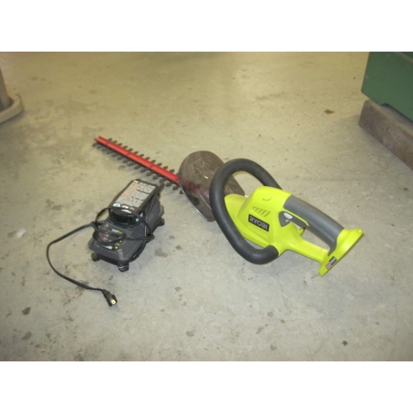 CORDLESS RYOBI HEDGE TRIMMER - BATTERY IS NOT WORKING W/ CHARGER