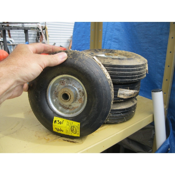 SET OF 4 -  8"X2.5" 5/8 BORE WHEELS