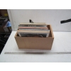 Image 1 : WOODEN BOX OF RECORDS
