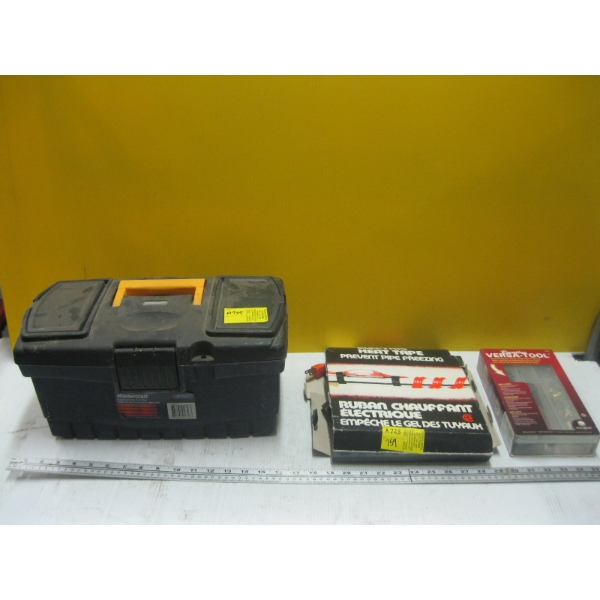MASTERCRAFT TOOLBOX W/ELECTRIC HEAT TAPE & VERSA TOOL