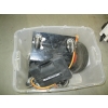 Image 1 : TOTE OF MISC. MASTERCRAFT BRAD NAILER, 2 DOLLY WHEELS & 1 CAR 4 WHEEL TROLLEY