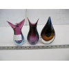 Image 2 : 3 PIECES OF MURANO GLASS SOMEROSA GLASSWARE