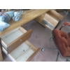 Image 2 : DESK, CREDENZA & CHAIR W/CARPET SAVER MAT