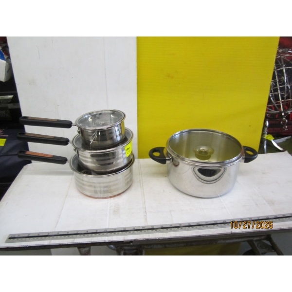 STAINLESS STEEL POT SET