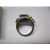 Image 3 : LADIES .925 SILVER RING W/MULTI COLORED STONES