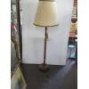 Image 1 : BARLEY TWIST WOODEN FLOOR LAMP