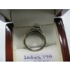 Image 5 : LADIES 14KT WHITE GOLD DIAMOND RING W/A $2,785 SZ 5