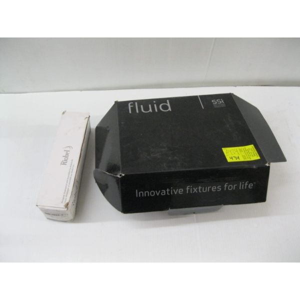 NEW FLUID SINGLE LAVATORY FAUCET W/NEW DRAIN