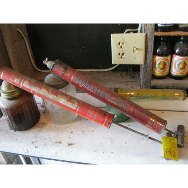 3 GLASS CANNISTER SPRAYERS