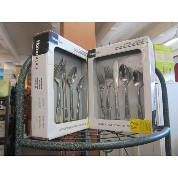 2 NEW SETS OF CUTLERY