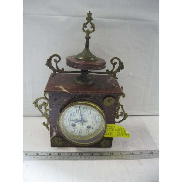 ANTIQUE FRENCH MARBLE CLOCK