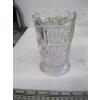 Image 6 : GLASS LIDDED DISHES, VASES, ETC.
