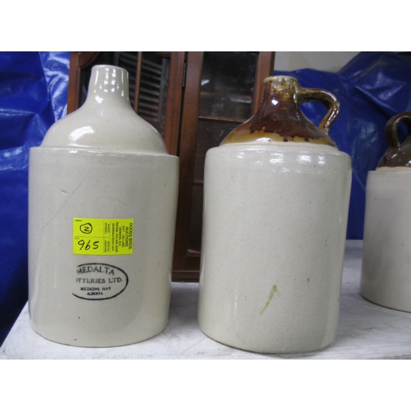 2 MEDALTA CROCKERY JUGS