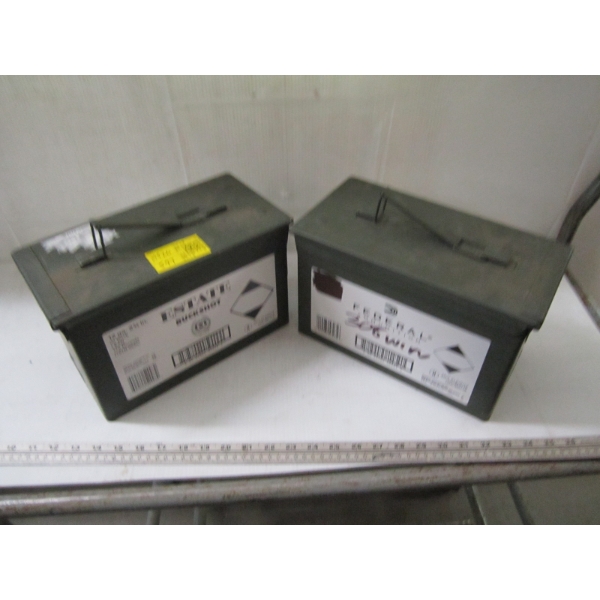 2 METAL MILITARY BOXES