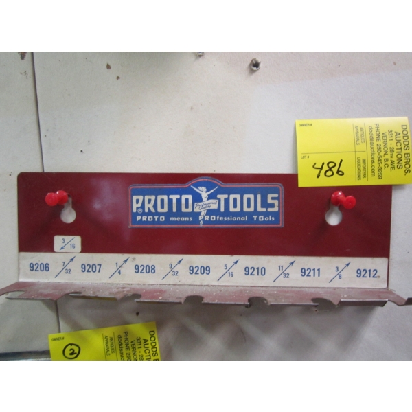 PRODO TOOLS HANGING WRENCH RACK