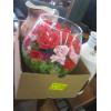 Image 1 : GLASS VASES W/ARTIFICIAL FLOWERS