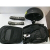 Image 2 : MOTORCYCLE HELMET, SZ 2XL, 2 HARLEY DAVIDSON DOG COLLARS & A TANK BAG W/TOOL KIT & PUMP