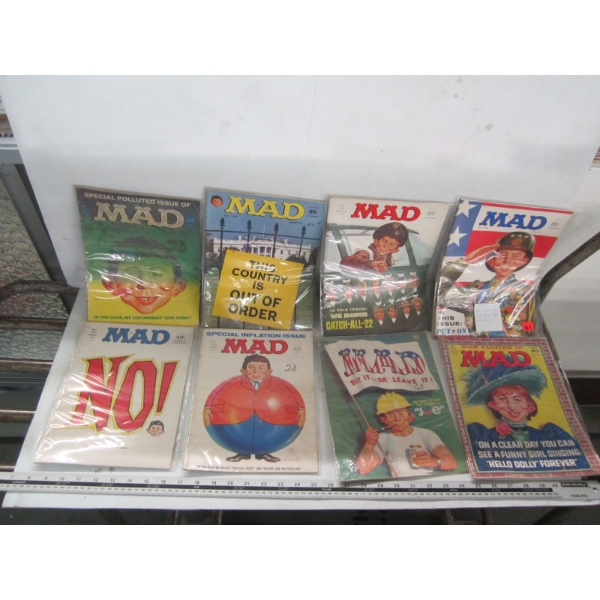 8 MAD MAGAZINES