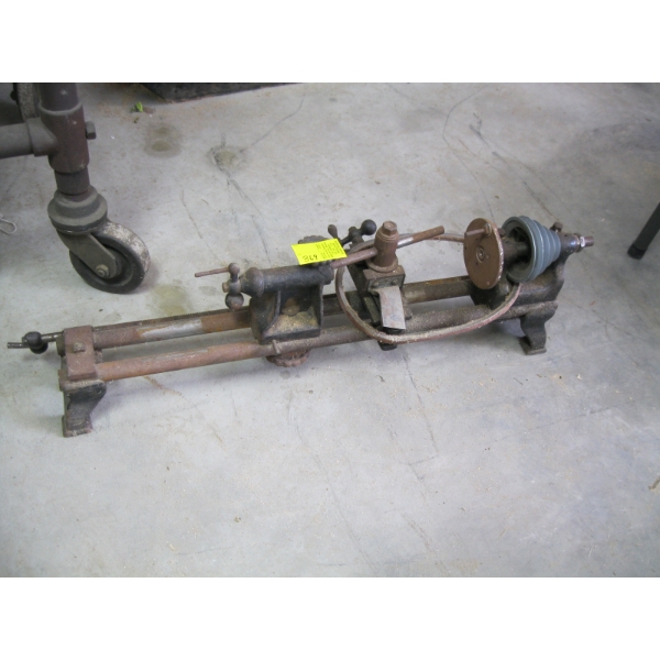 SM. WOOD LATHE FRAME