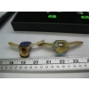 Image 3 : 2 BEADED VERTEBRAE SCARF SLIDES