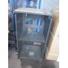 Image 1 : BLACK STEREO CABINET W/GLASS DOOR