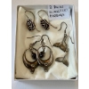 Image 1 : 3 PAIRS OF SILVER .925 EARRINGS