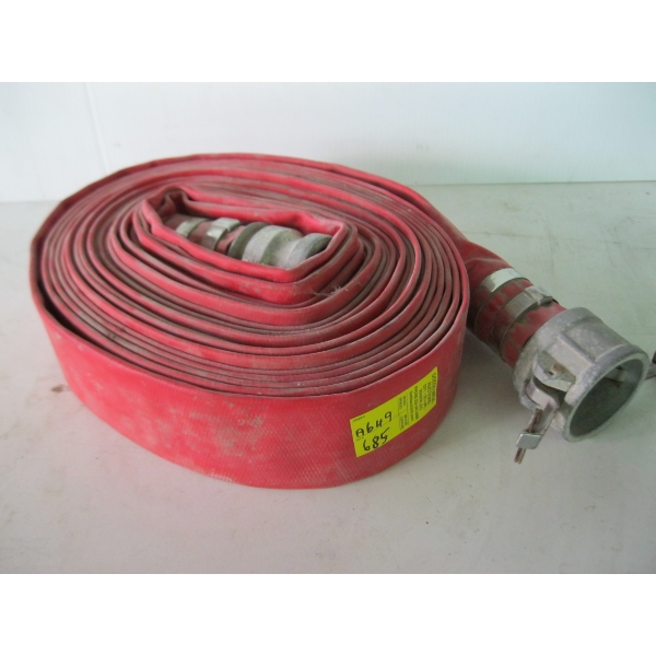 RED FLAT LAY FIRE HOSE