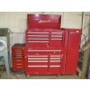 Image 1 : LARGE HOMAK MULTI-DRAWERED TOOL CABINET W/SIDE DRAWERS & CABINET