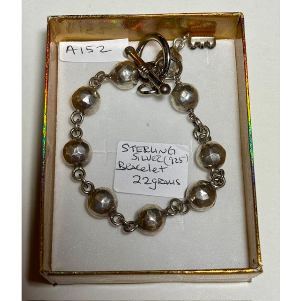 STERLING SILVER (.925) BRACELET, 22G