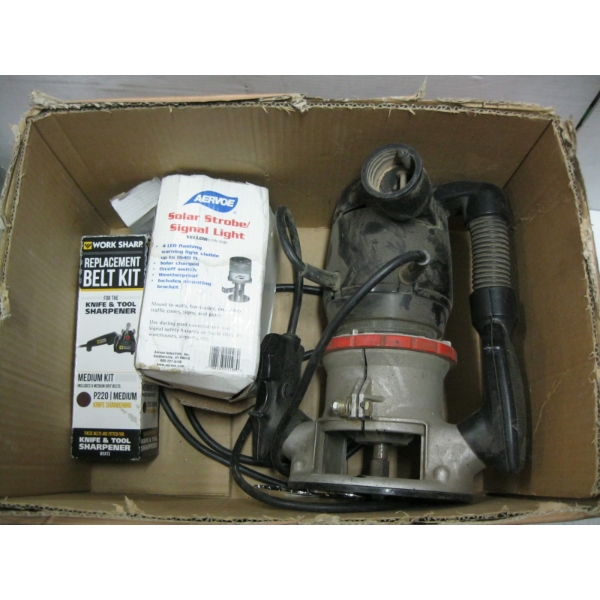 MISC. ROUTER, SOLAR STROBE LIGHT, ETC.