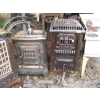 Image 1 : ENAMEL WOOD HEATER & A CAST & CHROME WOOD HEATER