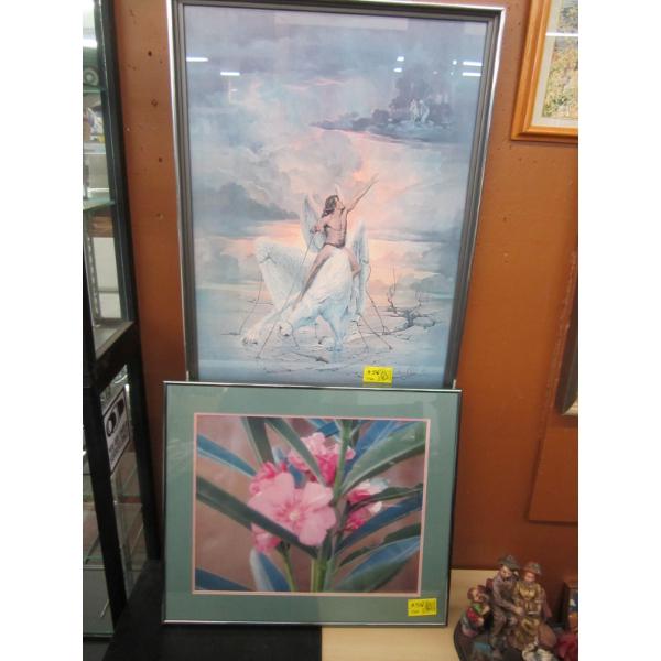 2 FRAMED PICTURES