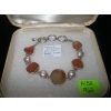 Image 1 : STERLING SILVER .925 BRACELET ‘AS IS’ (1 STONE CHIPPED)