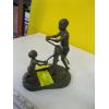Image 2 : BRONZE SCULPTURE "A CUP OF WATER" BY DEAN SHIPSTON & A TALL METAL FIGURINE