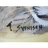 Image 3 : DECORATIVE PAINTED PLATE ON WILLOW STAND BY T. SEVENSON