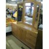 Image 1 : LG. MATCHING OAK DRESSER W/3 PIECE MIRROR