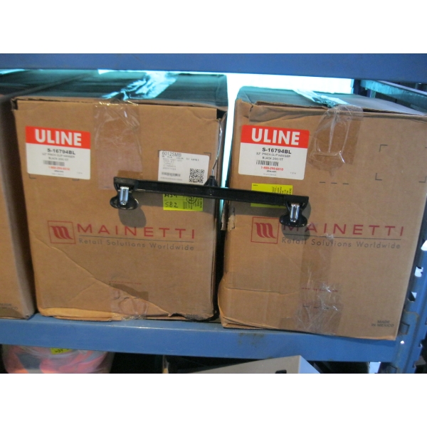 2 BOXES OF 12" PINCH TYPE HANGERS