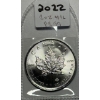 Image 1 : 2022 CDN 1 OZ. .999 SILVER MAPLE LEAF COIN (TAX EXEMPT)