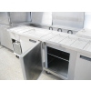 Image 2 : AS IS. LG. 3 DOOR 95" PIZZA PREP TABLE, FANS WORK, COOLING COMPRESSOR DID NOT TURN ON
