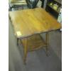 Image 2 : SCALLOPED EDGE 2 TIER OCCASIONAL TABLE