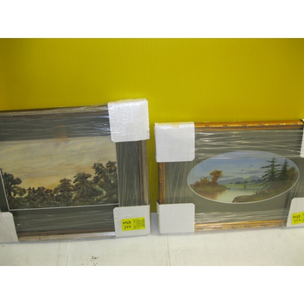 2 ORIGINAL FRAMED PAINTINGS