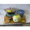 Image 1 : ASST. COLLECTOR PLATES, COOKIE JAR, SERVING TRAY, ETC.