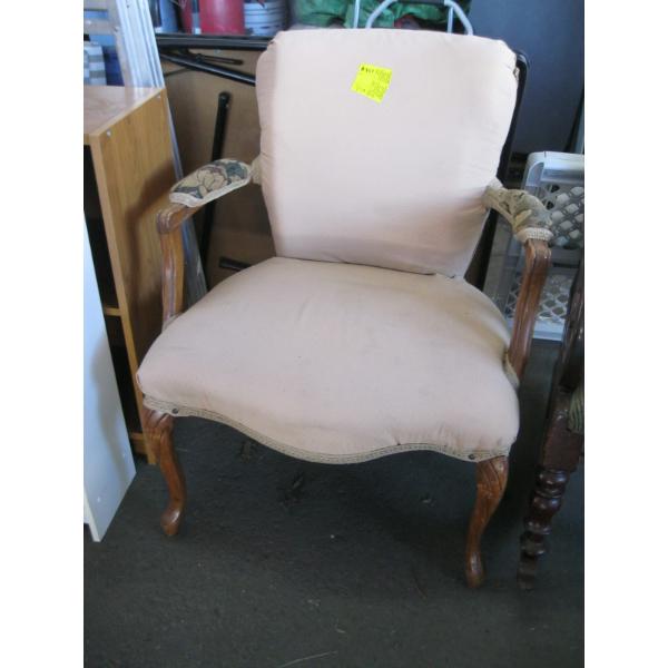 ANTIQUE UPHOLSTERED CHAIR