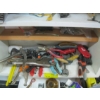 Image 4 : TOOLS ON WALL & IN BOXES - VISE GRIPS, CHISELS, SAWS, ETC.
