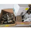Image 1 : 2 BOXES MISC. CUTLERY, PORTABLE FAN, ETC.