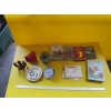Image 1 : MISC. GLASS VASE, BUNNYKINS PLATE, BOOKS, ETC.