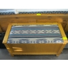 Image 1 : OAK FRAMED PADDED TOP CHEST