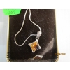 Image 2 : AMBER STERLING PENDANT W/CHAIN